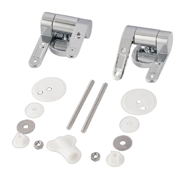 Church Toilet Seat Hinge Parts Telescoping Slow Close & Easy Lift Off