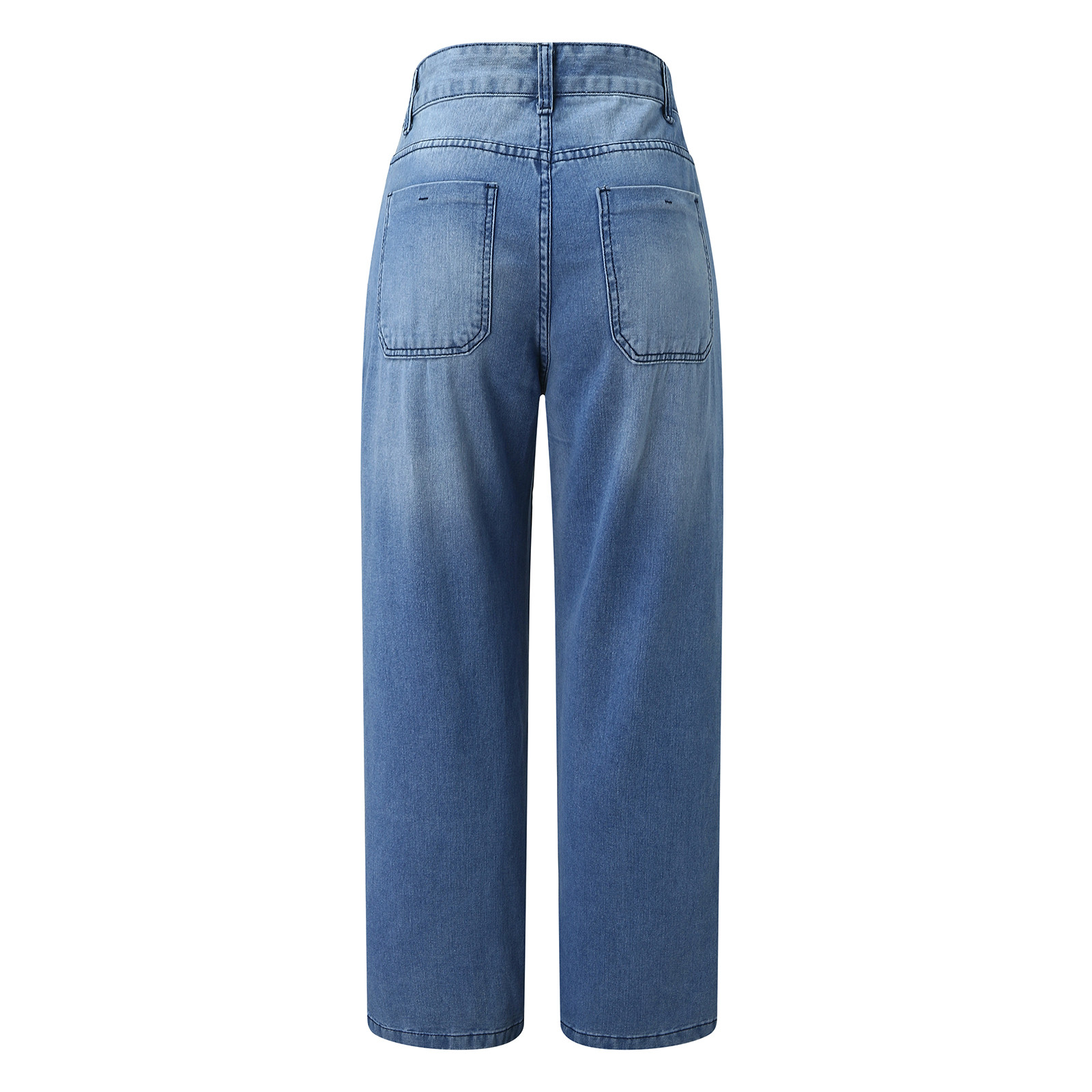 Title 6, Jeans strappati larghi vintage da donna alla mo...