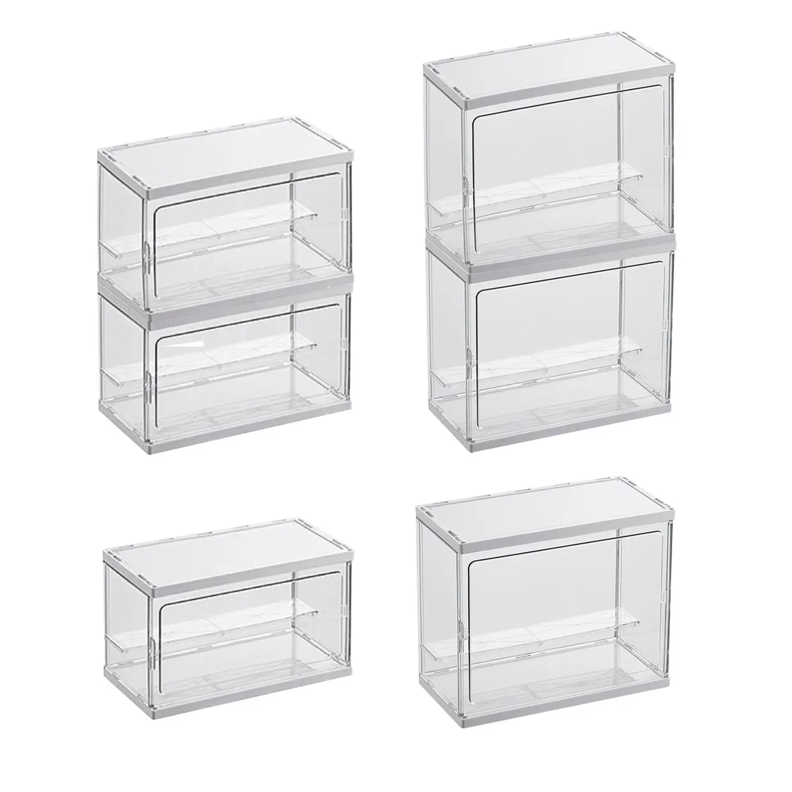 Display Case Showcase Stand Dustproof for Action Figures Toy Collectibles Model Car