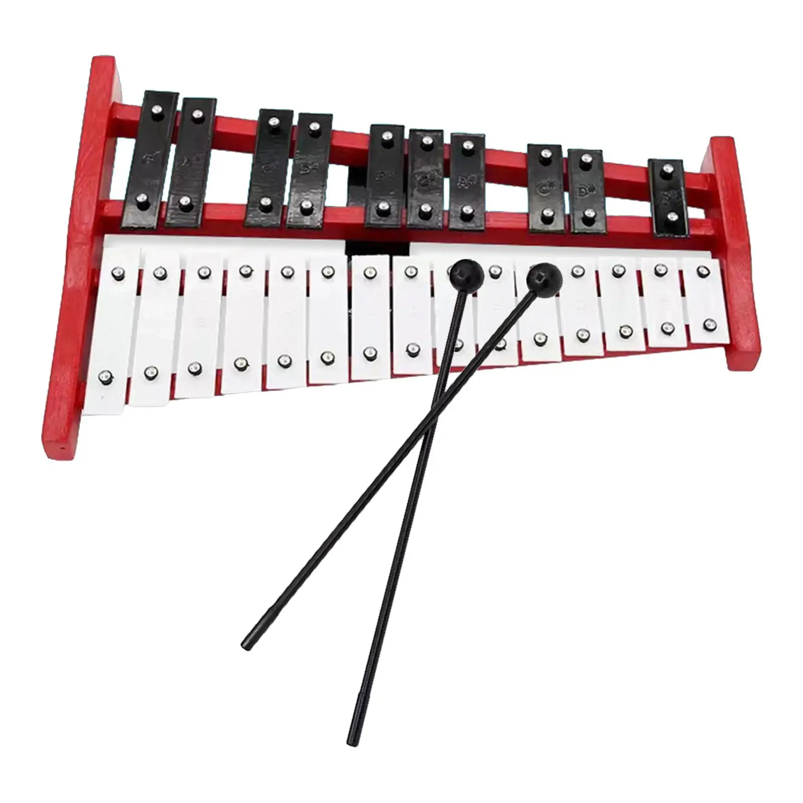 Xylophone for Kids Portable Aluminum Wooden Hand Knock Piano Toy for Live Performance Music Lessons School Orchestras Event Home