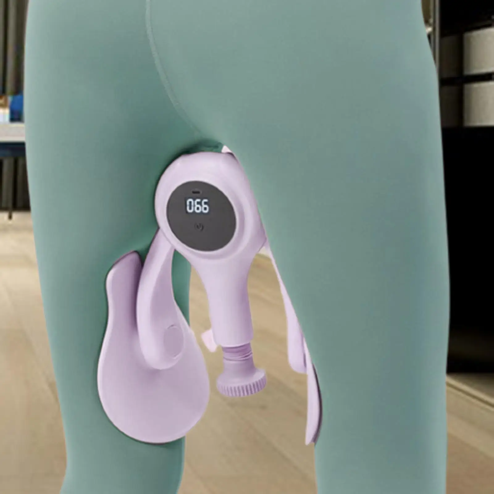 Hip Trainer Inner Thigh Exercise LED Display Thigh Master Pelvic Floor Kegel Exerciser for Yoga Strengthening Home Gym Workout