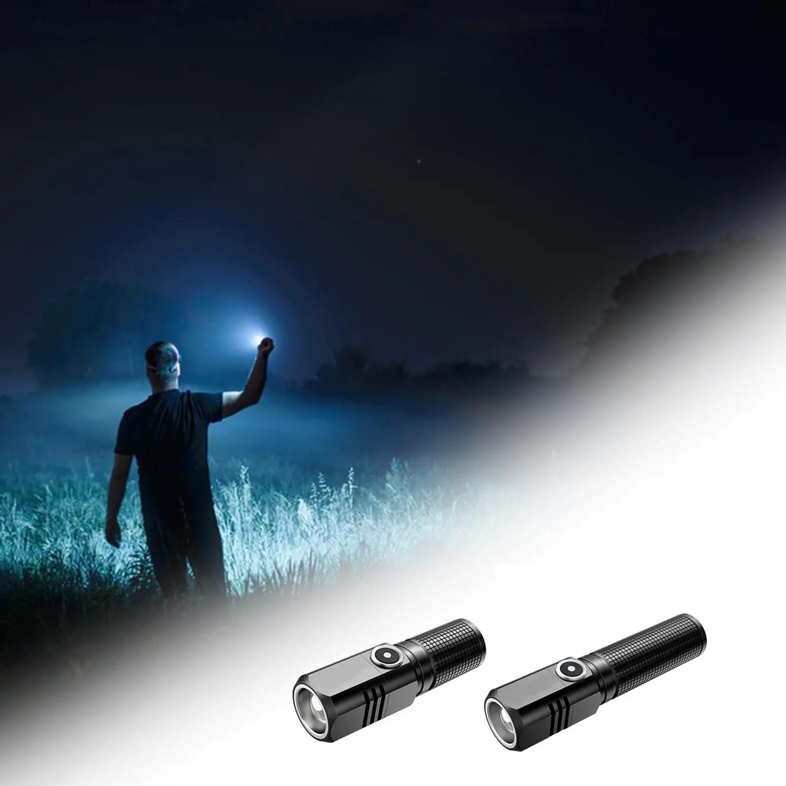 Mini Flashlight LED Flashlight Small Flash Light Compact LED Torch Pocket Flashlight for Camping Climbing Tent Garden Emergency