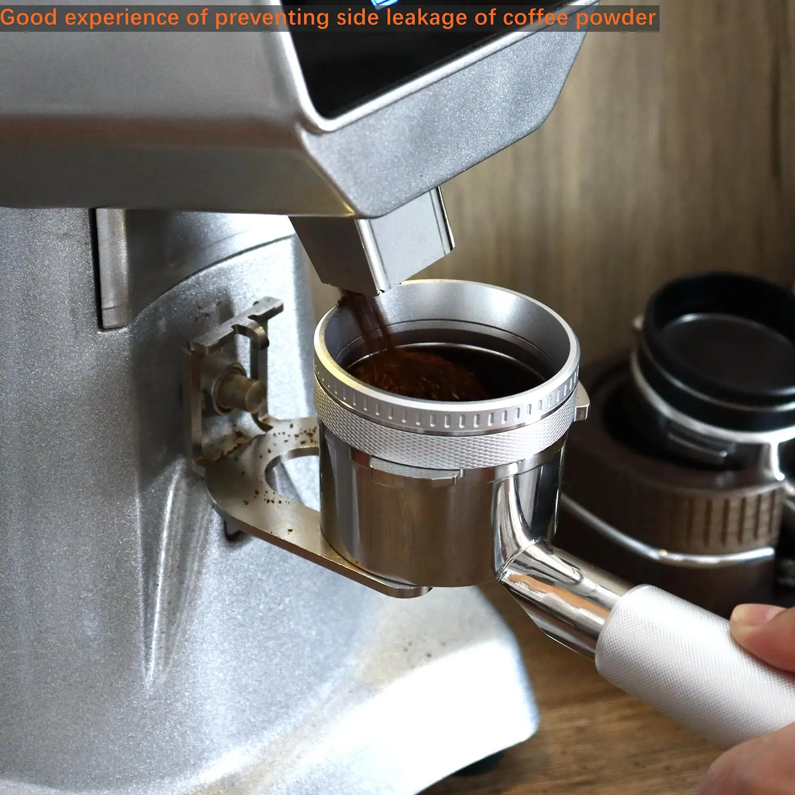 Aluminum Alloy Espresso Dosing Funnel Espresso Machine Replacements for Bar Coffee Shop