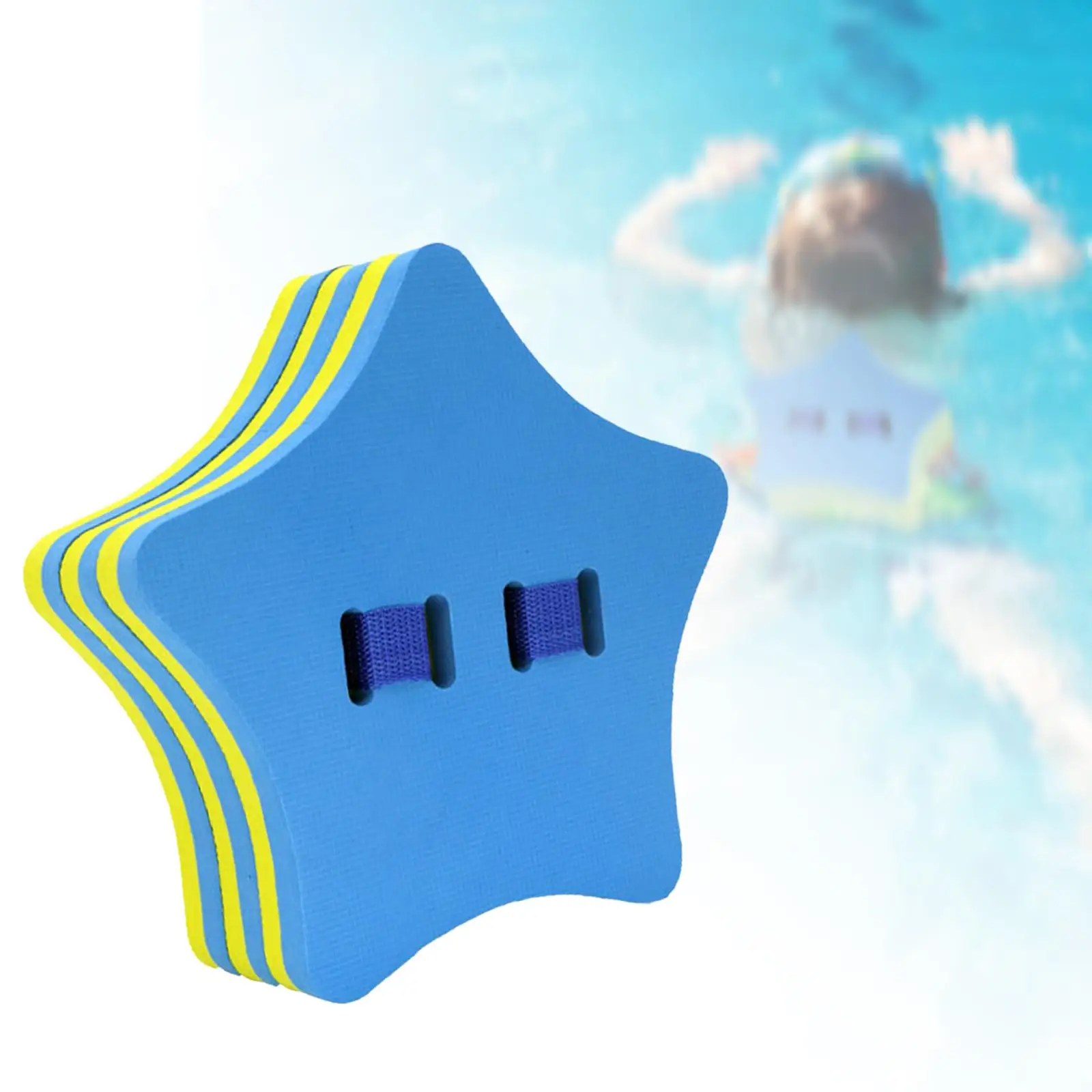 Adjustable Back foam floating Belt Waist Swimming Aid with Split Layers Swim Kickboard Star Shaped for Swimmers Summer