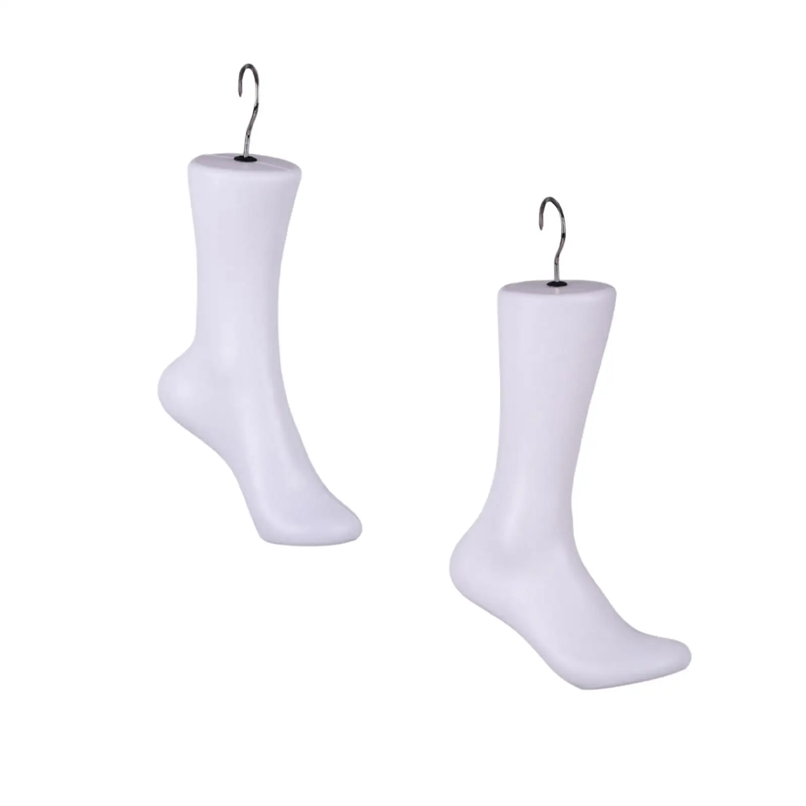 Mannequin Foot with Hook Shoes Displays Model Simulation Foot Model Foot Sock Display Model for Shop Retail Shoes Short Stocking