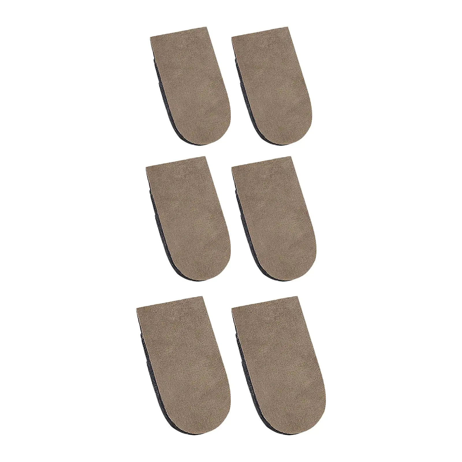 1 Pair Height Increase Insoles Invisible Anti Slip Breathable Heel Lift Inserts Heel Cushion Pads for Unisex Men Women