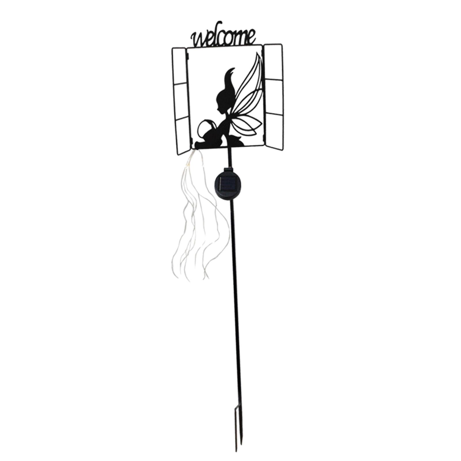 Garden Stake Decor Glow in Dark for Courtyard Farm Backyard Porch Outside