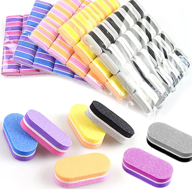 Best of 10 / 20 / 40Pcs Double Color Mini Nail Sponge File Buffer Block Buffing Sanding File Pedicure Manicure Tool Gel Suplies Accessories Reviews & Tips