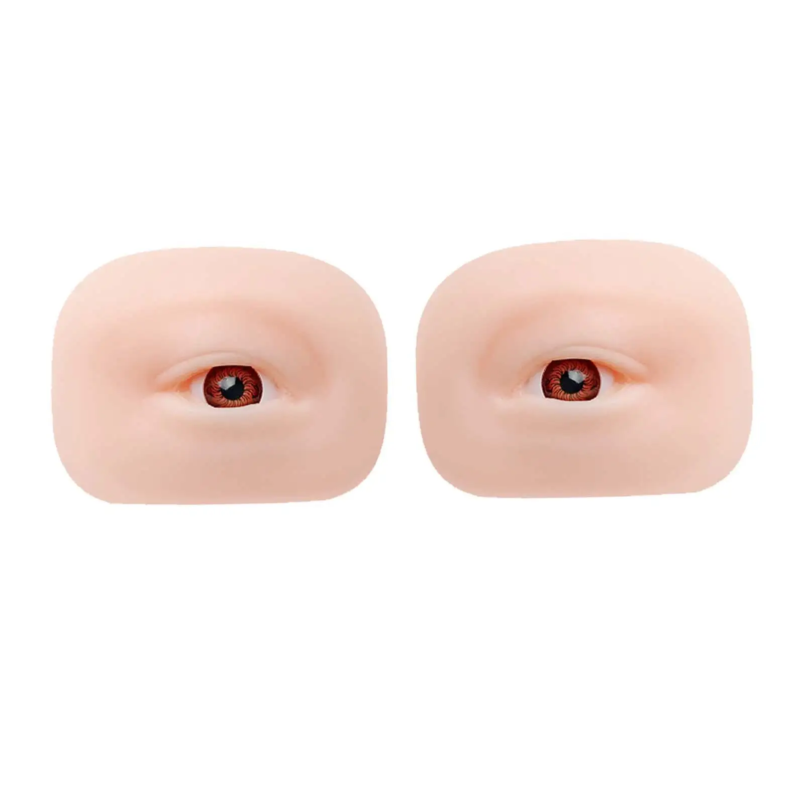 5D Silicone Makeup Practice Module Eyelash Eyebrow Stereoscopic Eye Makeup Training Practice Tool