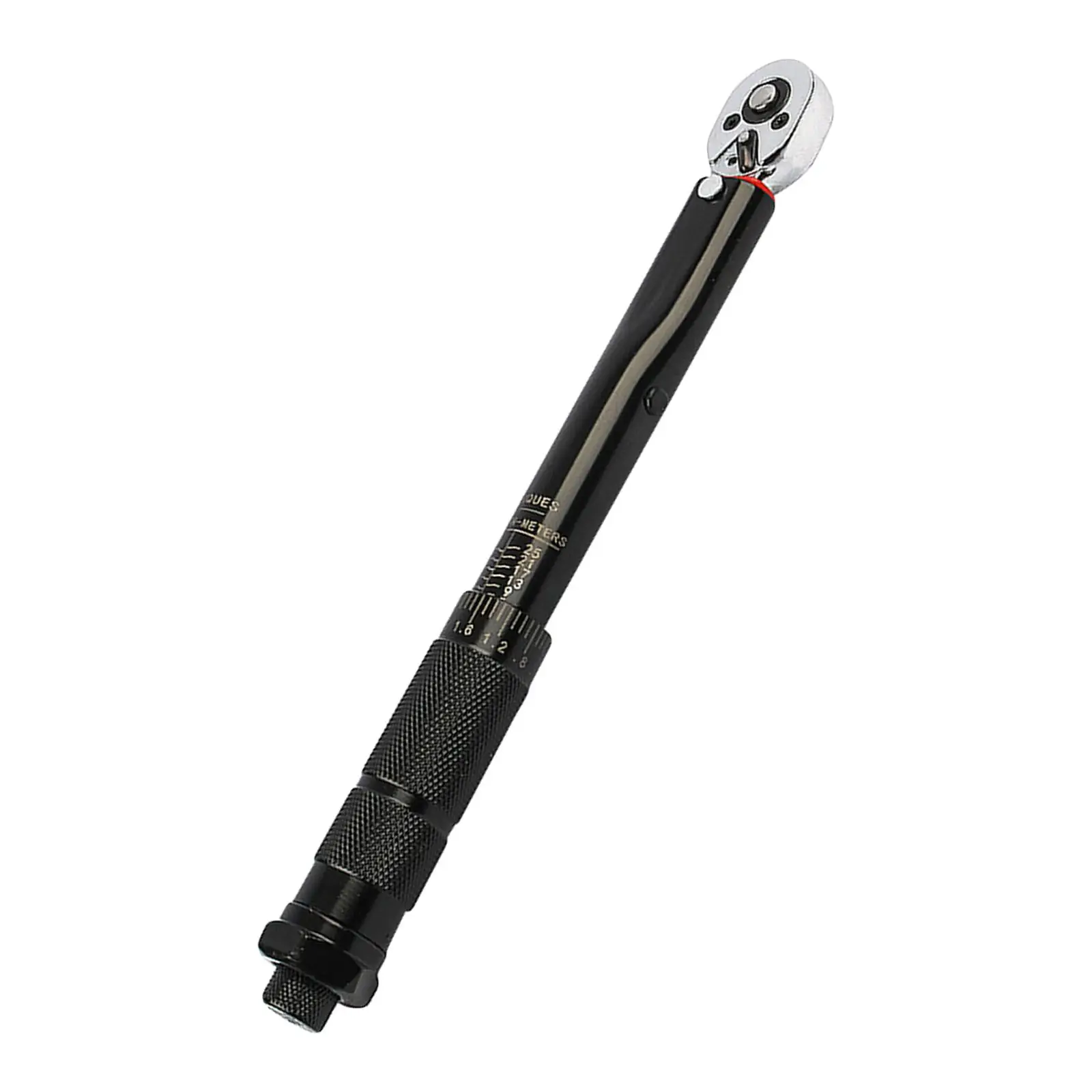 1/4-Inch Drive Click Torque Wrench Adjustable Precise 2-24nm Ratchet Wrench for Equipment Installation Replacing Spark Plugs