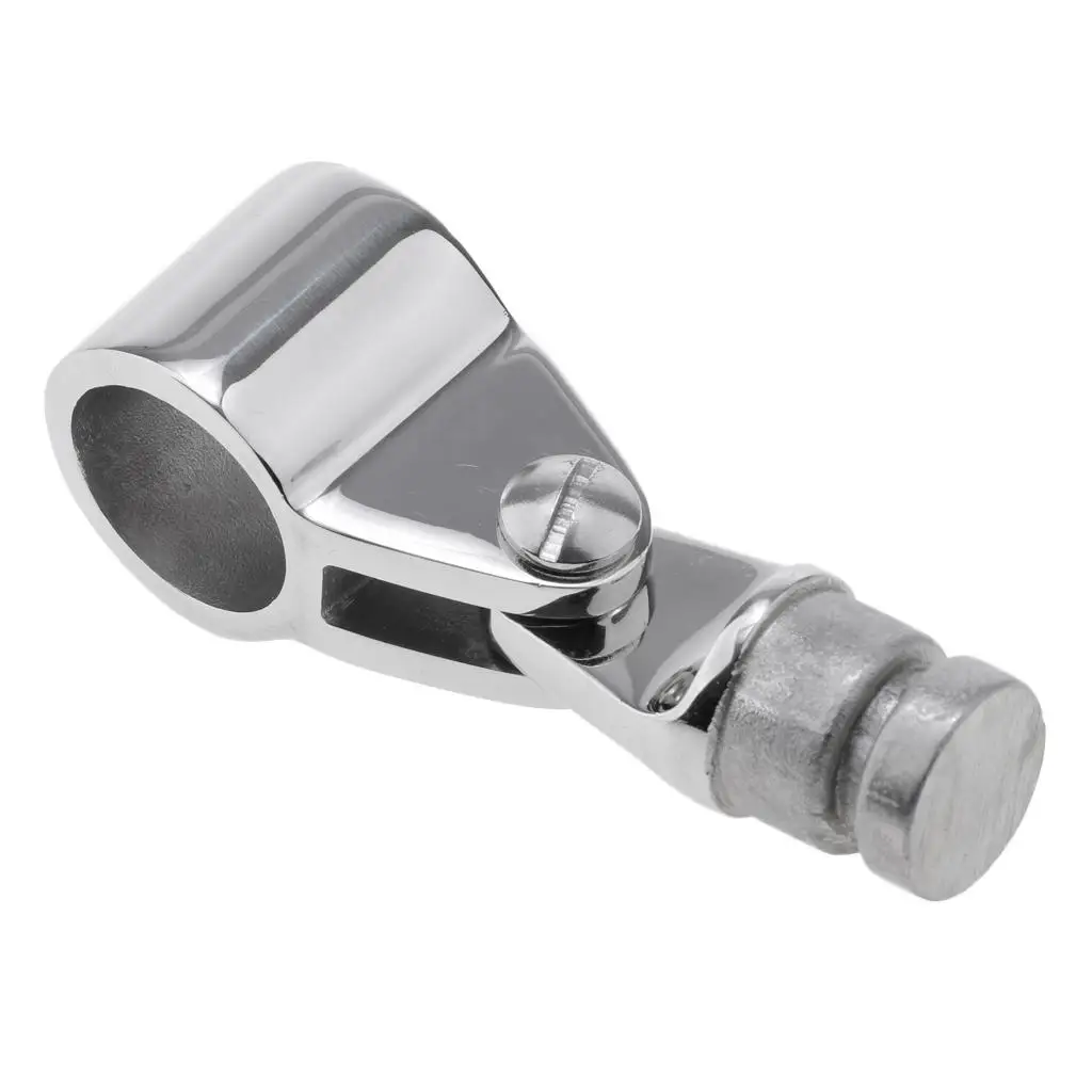 Marine Boat 316 Stainless 22mm/0.87inch Bimini Top Caps Eye End Deck Hinge