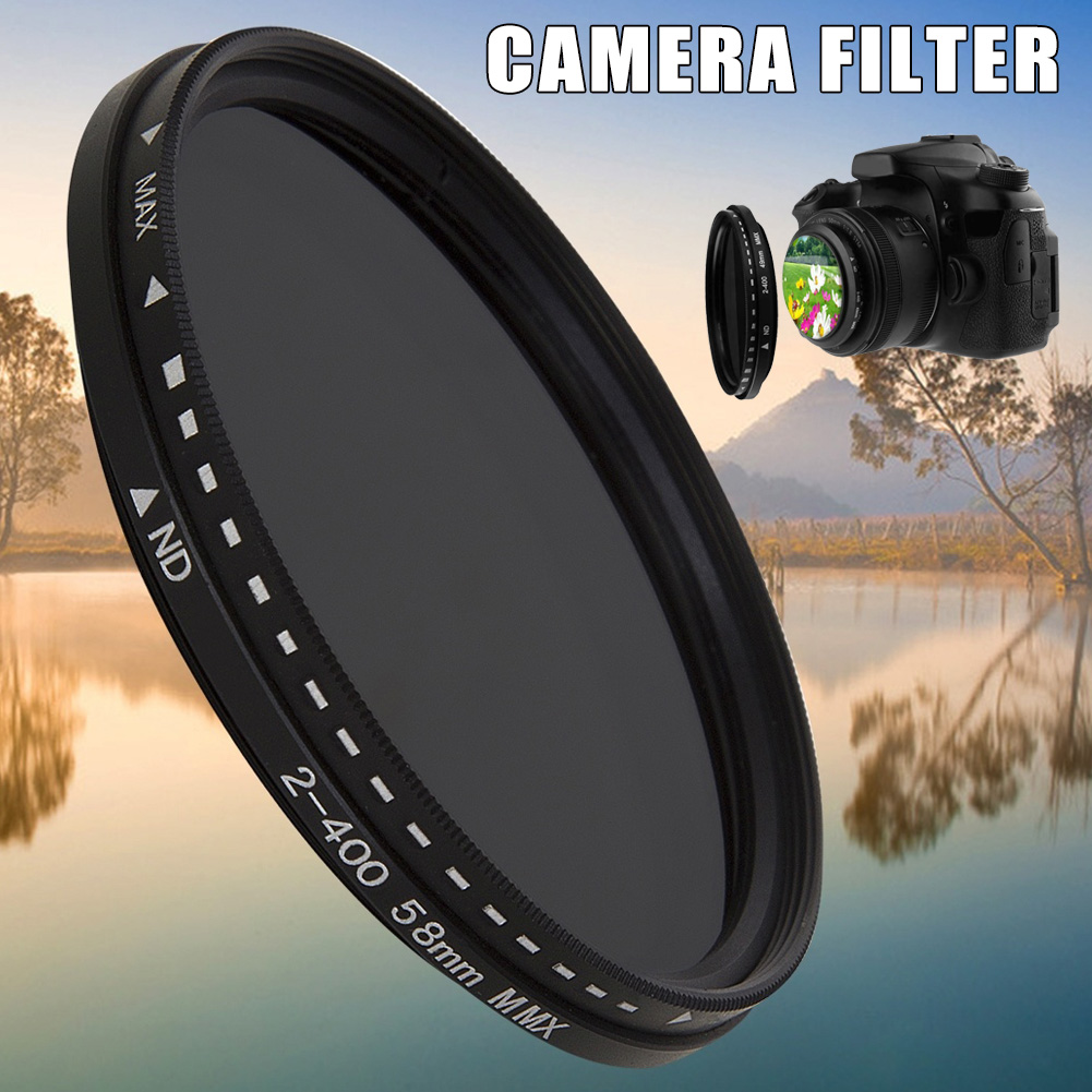 Einstellbarer Fader Variabler ND-Filter ND2 bis ND400 Neutraldichte für Kameraobjektivfilter ND 37/43/46/49/52/55/58/62/67/72/77/82 mm – Detail 4