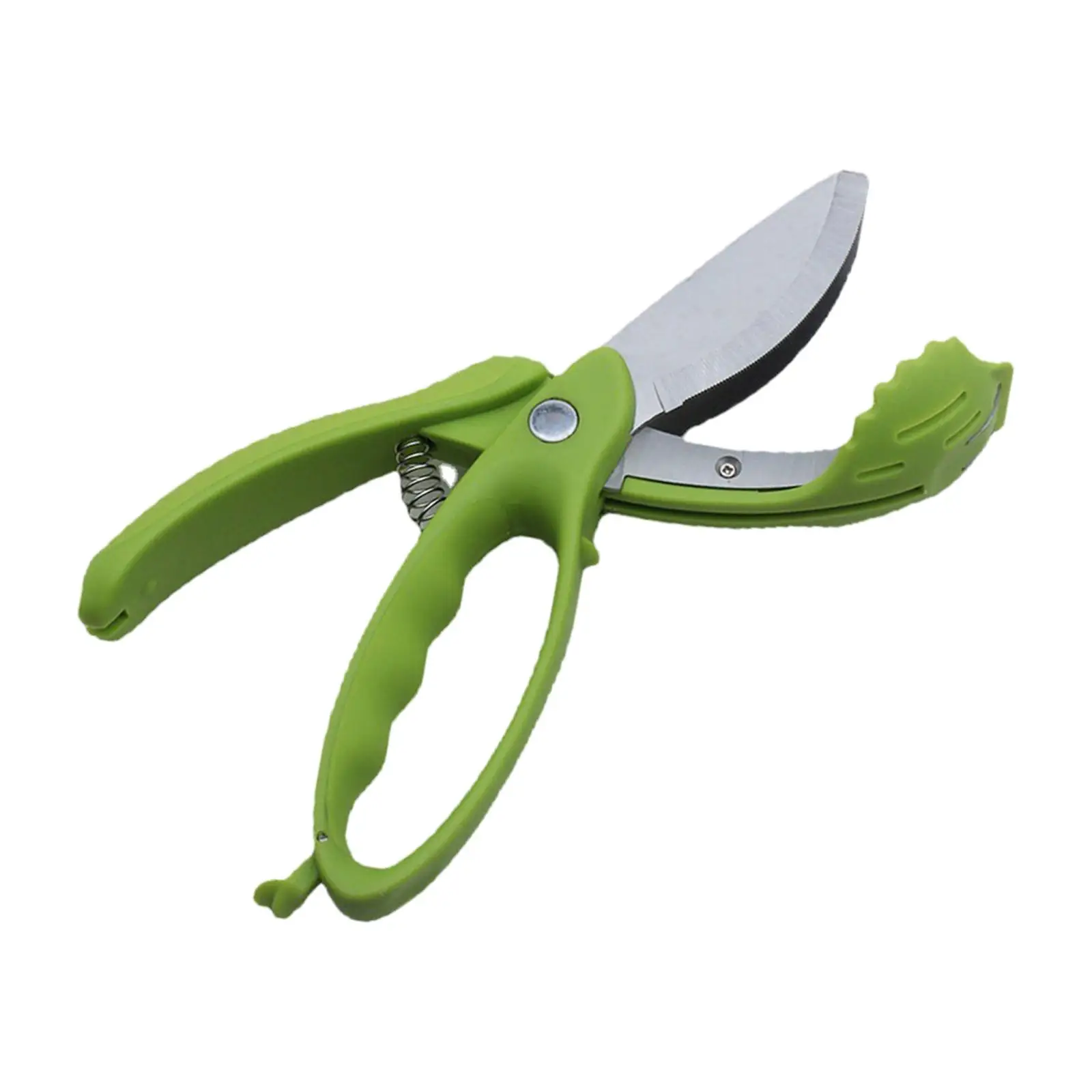 Kitchen Salad Scissors Kitchen Tool Multipurpose Double Blade Cooking Tool Portable Salad Cutter Chopper Scissors for Cucumbers