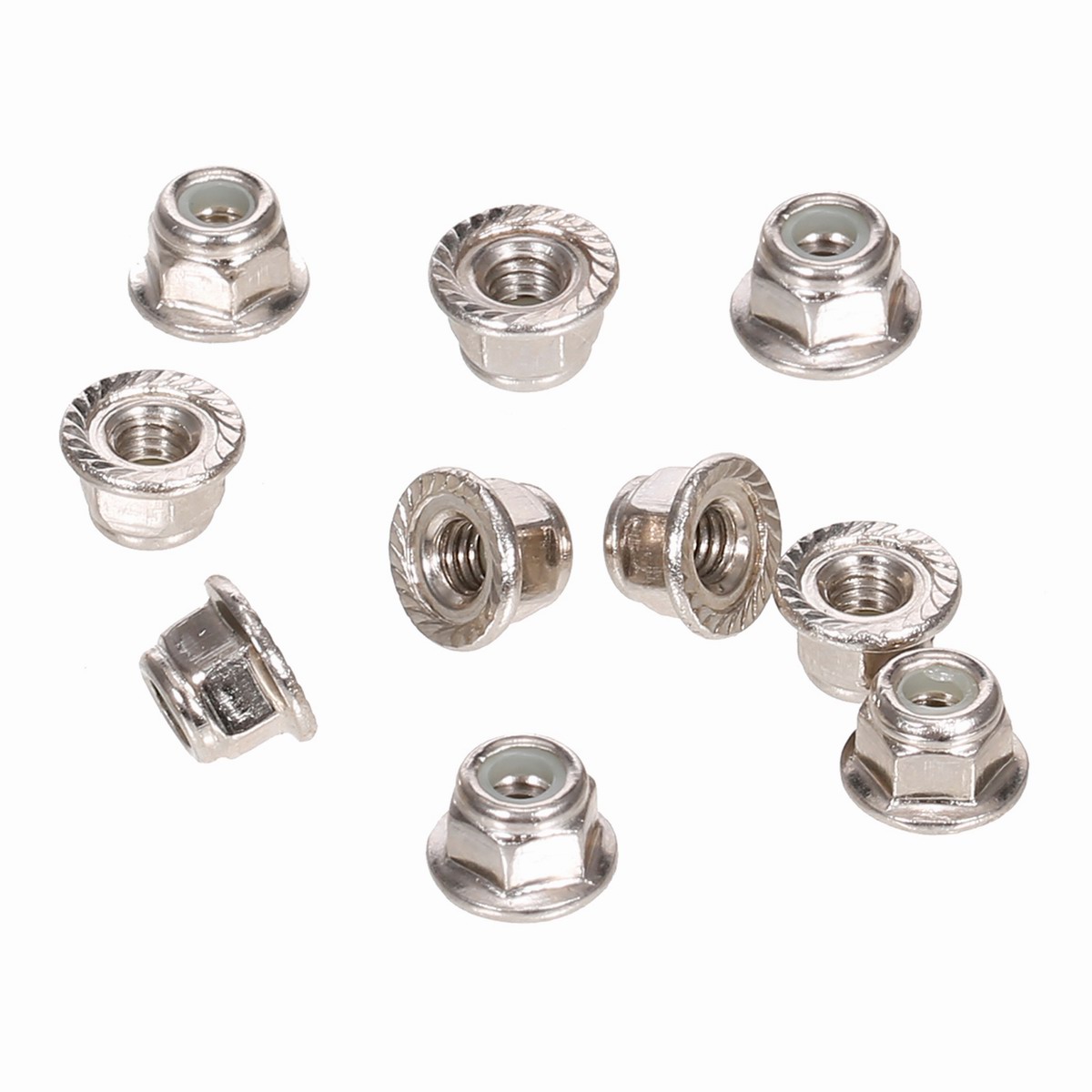 10 Stück M4 Radsicherungsmuttern 4 mm für TRAXXAS 2.0 # 8347 TRX4 TRX6 Axial SCX10 90046 1/10 RC Auto – Detail 2