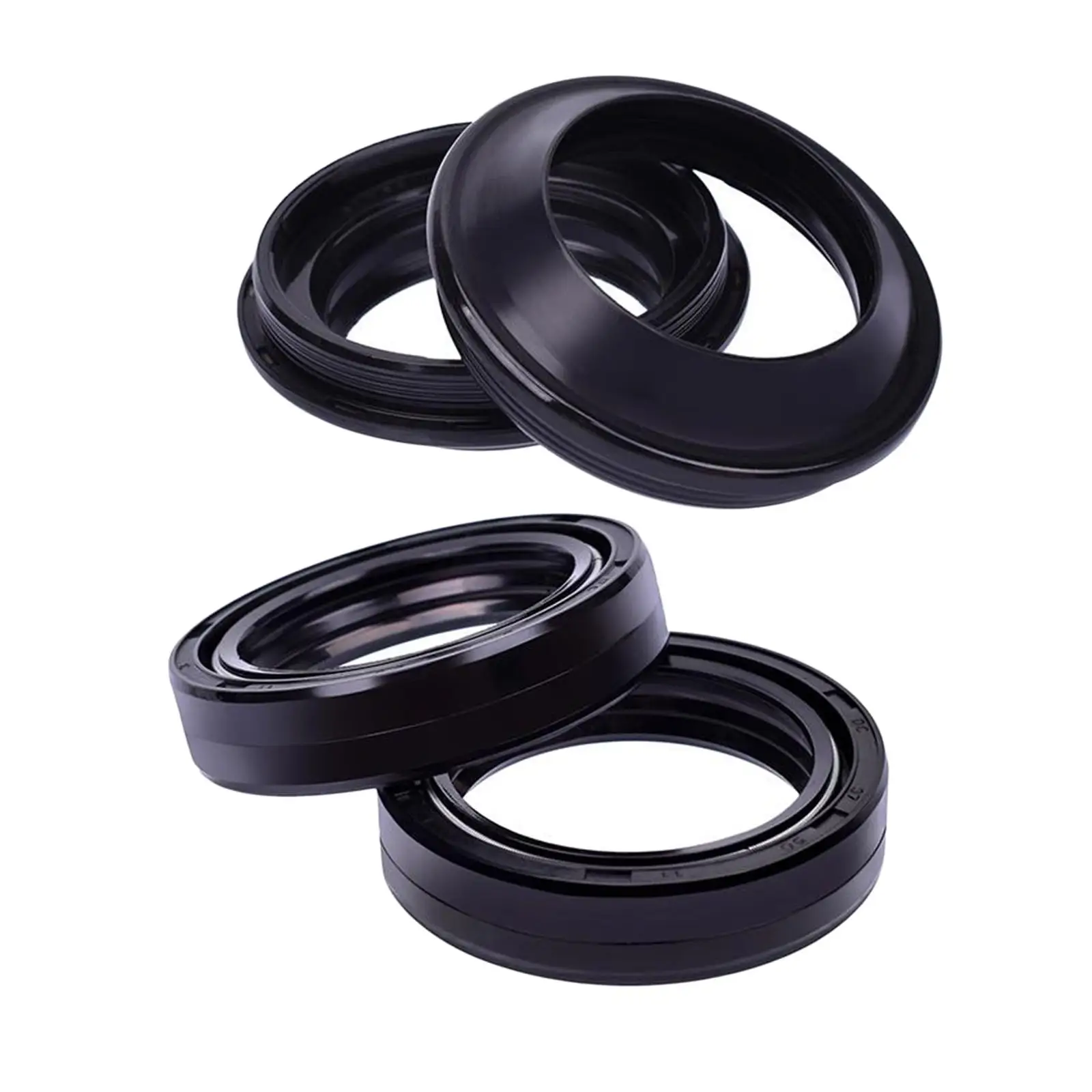 Motorcycle Oil Seals Dust Seals Kit Repair Parts 37x50x11mm Replacement for Honda CBR250RA Crf230L XR250R VFR750F Crf150rii