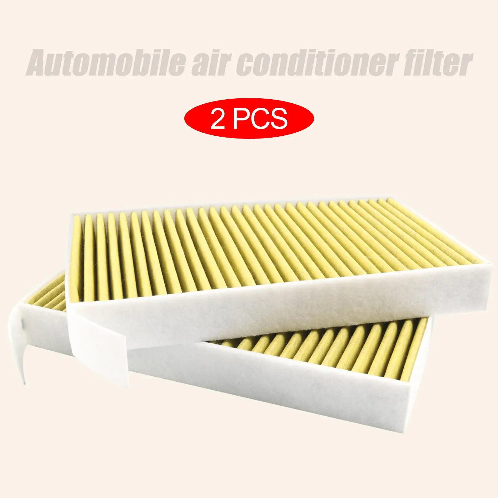 2 Pieces Filter Car Supplies Automobile Parts Cabin Filter for 2017-2021 1107681-00-A 110768100A