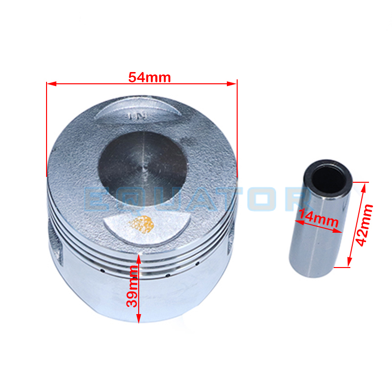 LF138cc 54mm Kolben 14mm Pin Kolbenringsatz für LIFAN 138cc Kayo Apollo Xmotos motos Dirt Pit Bike motorrad – Detail 6