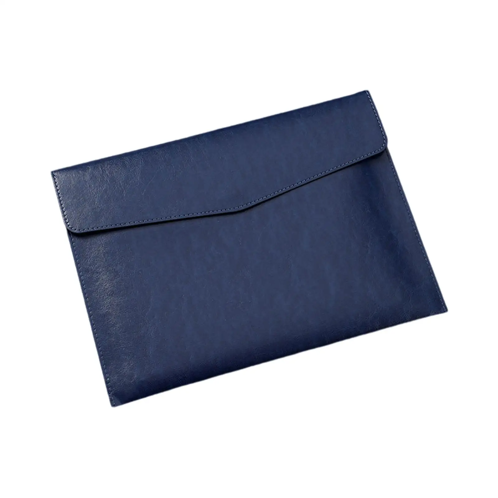 PU Leather Folder Waterproof with Pen Slots Multifunctional Envelope Folder Case for Company Office Teaching Commercial Business