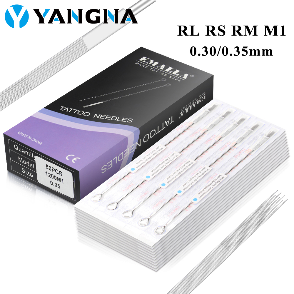 Best of 50PCS Disposable Tattoo Needles Sterilize RL RS M1 RM Assorted Needle Set Permanen Makeup Tattoo Machine Grip Needle Supplies Reviews & Tips