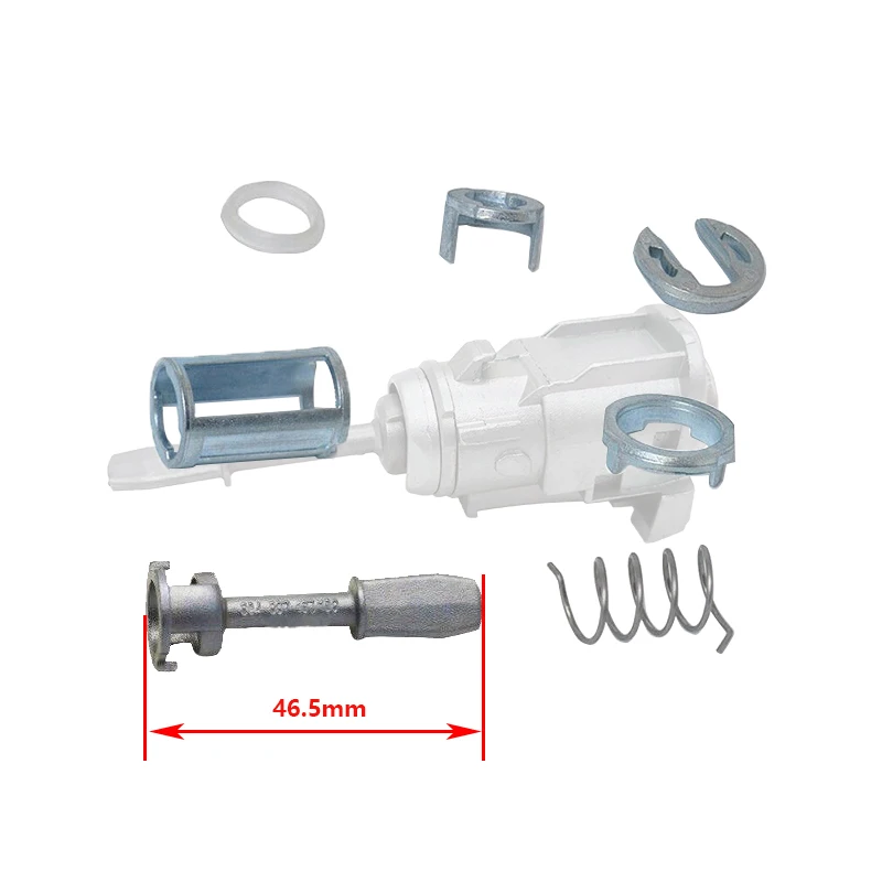 Detalle del kit de reparación para cerradura de puerta
