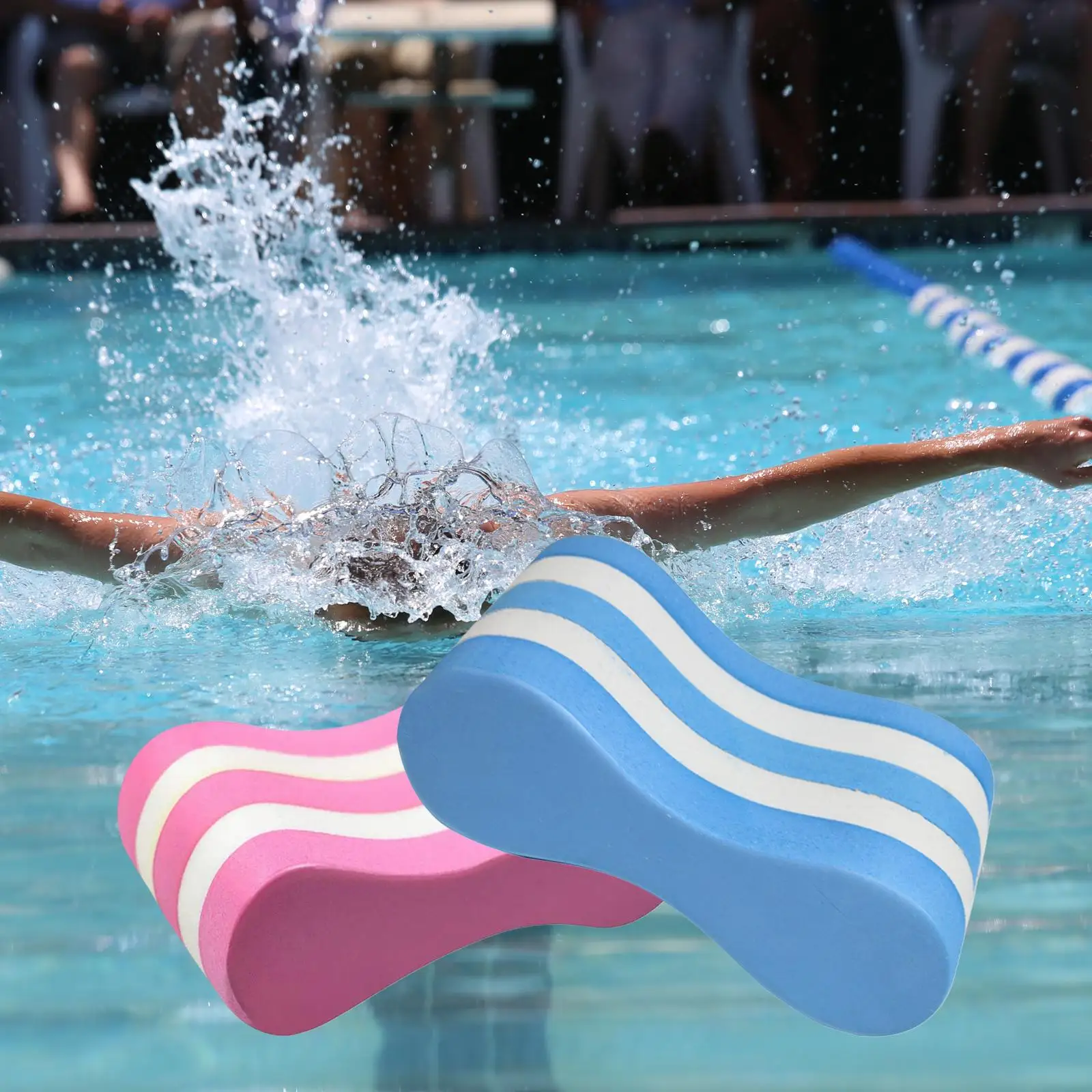 EVA Foam Pull Buoy Leg Float Flotation Legs and Hips Support Adults Youth Pool Gear Swimming Stroke Aquatic Fitness