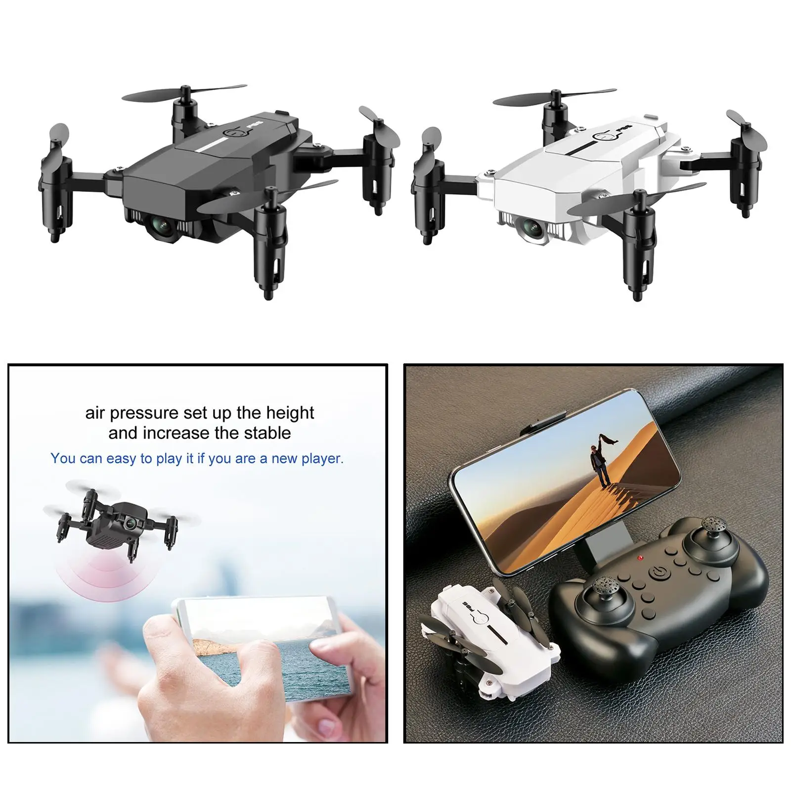 F86  Camera,  Foldable Quadcopter,Gravity Sensor,360 Degree Roll Fixed Pressure RC  Toy