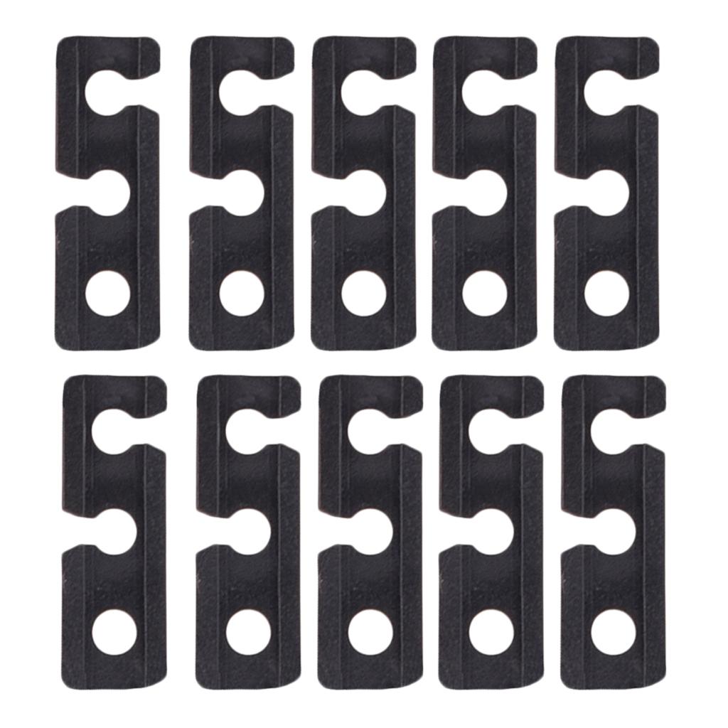 10PCS Rectangle Nylon Plastic Awnings Tent Guy Line Tighteners Ultra-Light Parts