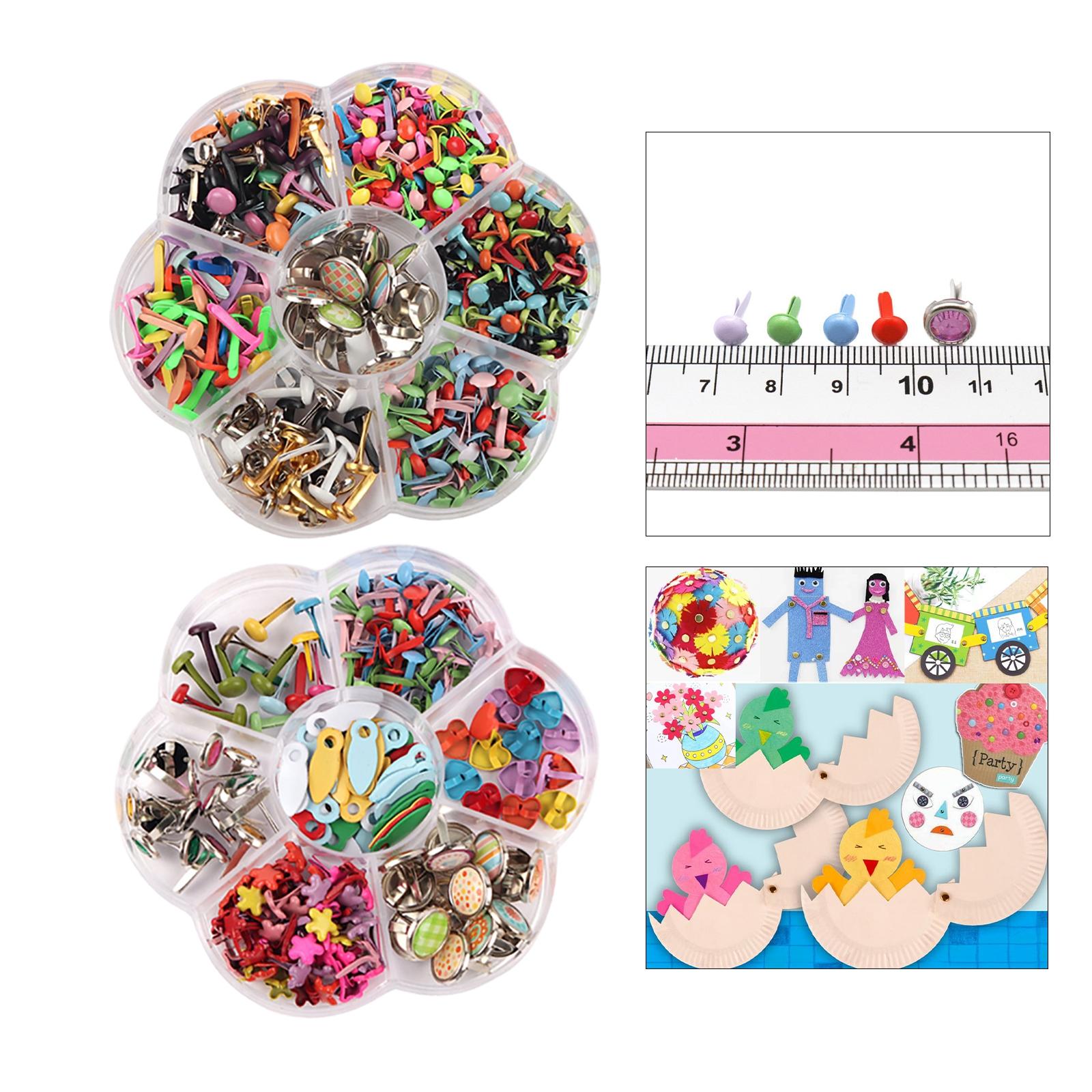 Metal Crafts Fastener Brads DIY Card Making Children Scrapbooking Embellissement Materials Rivets Decoration Arts