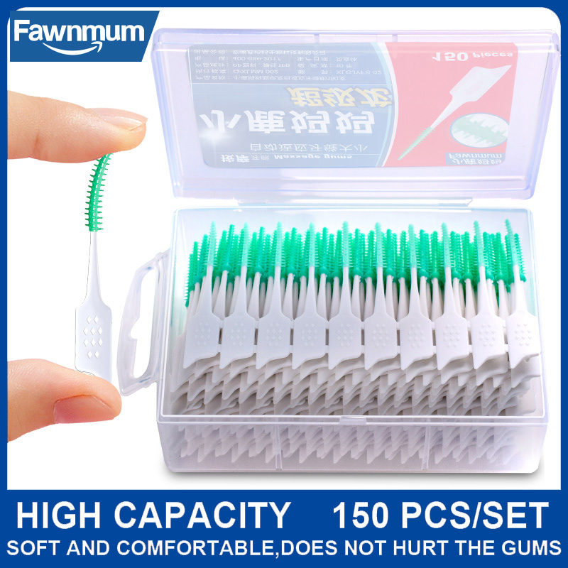 Best of Fawnmum Interdental Brushes For Teeth 150 Pcs Toothpick Teeth Cleaning Tools Interdental Brush Clean Between Teeth Toothbrush Reviews & Tips