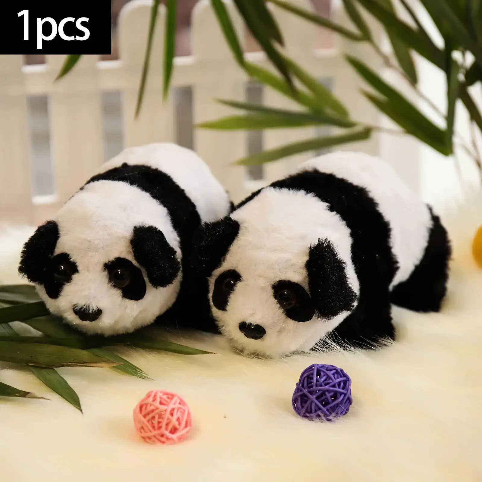 Walking Panda Toy Plush Interactive Play Cute Stuffed Animal musical Gift Appease Toy