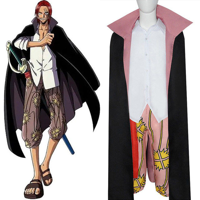 Anime One Piece Sanji Cosplay Costume Sanji Red Cloak Shirt Pants Full Set  Outfits Halloween Carnival Suit Men Performance Props - AliExpress