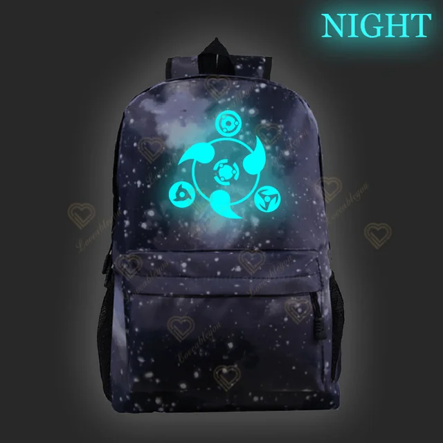Naruto Wind-FAN HS Backpack, Black, Turquoise, One Size, FAN HS Backpack  Wind