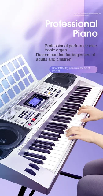 Controller Childrens Musical Keyboard Professional Electronic Piano  Synthesizer Digital Teclado Infantil Electronic Organ AA50EO - AliExpress