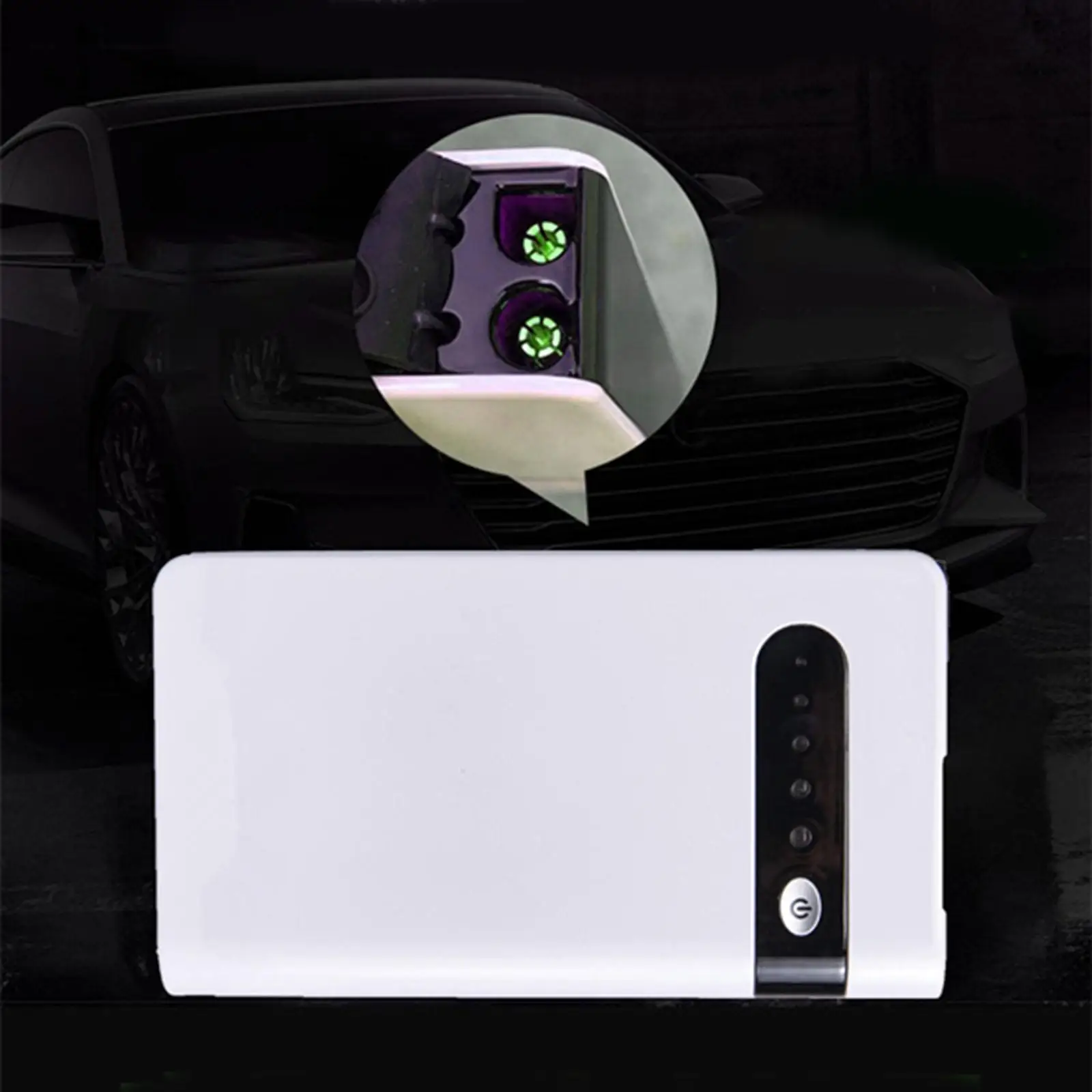 Car Jump Starter with LED Display Emergency Start Power Fits for Laptop Mobile Phone