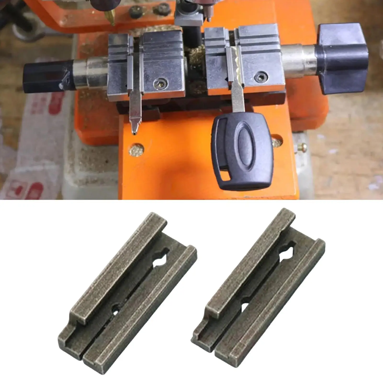 HU101 Duplicating Fixture Clamp Stainless Steel for Ford Blank Key Cutting Key Cutter Machine Part High Qualtiy