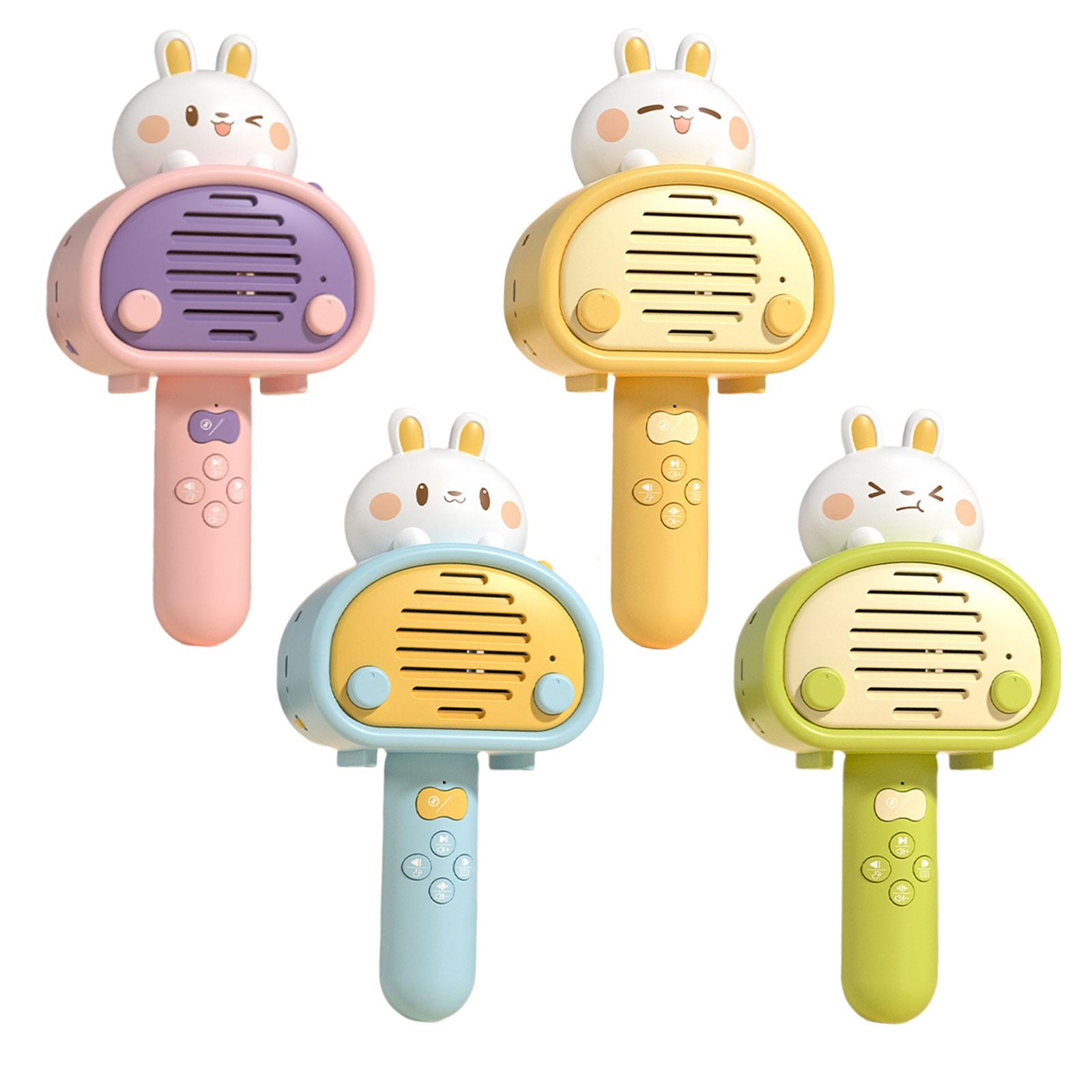 Kids Microphone Kids Music Toys Cute Rabbit Speaker Mic for Kids