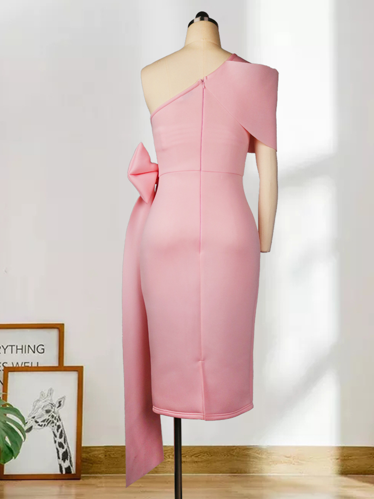 ombro para mulheres, rosa, aniversário, vestidos de