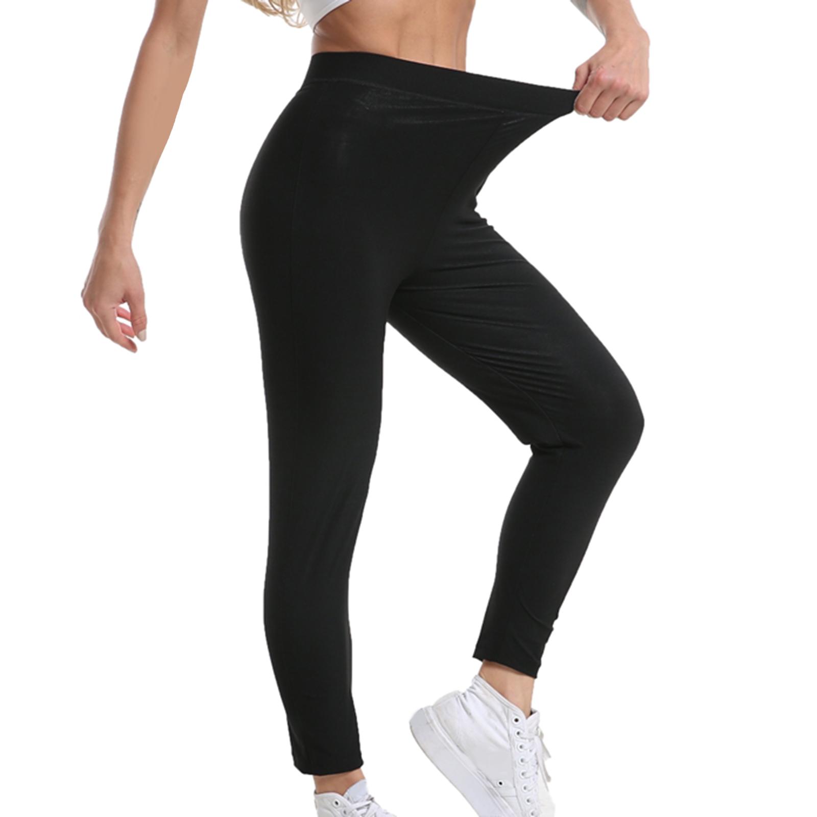 Sweat Sauna Pants Body Shaper Weight Loss Slimming Pants Women Waist Trainer Tummy Hot Thermo Sweat Leggings Fitness Workout