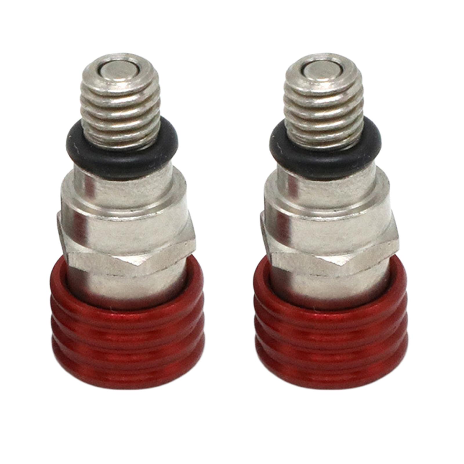 2x M5 0.8mm Fork Air Bleeder Valve for Motorbike Direct Replaces Accessory Durable Spare Parts