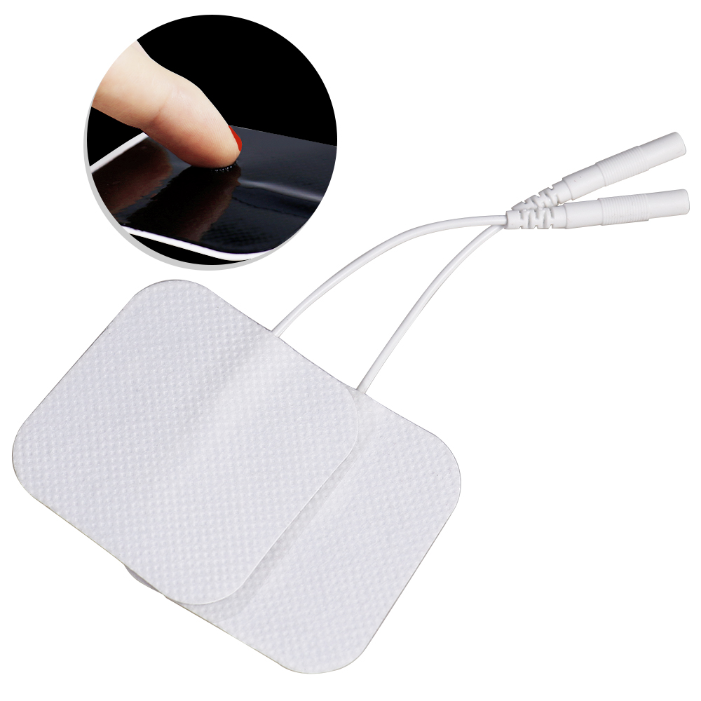 50/100Pcs TENS Pads EMS Electrode Patch Nerve Muscle Stimulator Silicone Gel Tens Electrodes Digital Acupuncture Pad Accessories