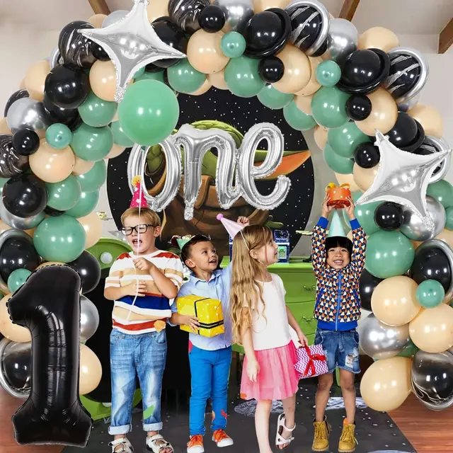 1st Birthday Decoration Kit Includes Latex Balloons Banner - Temu