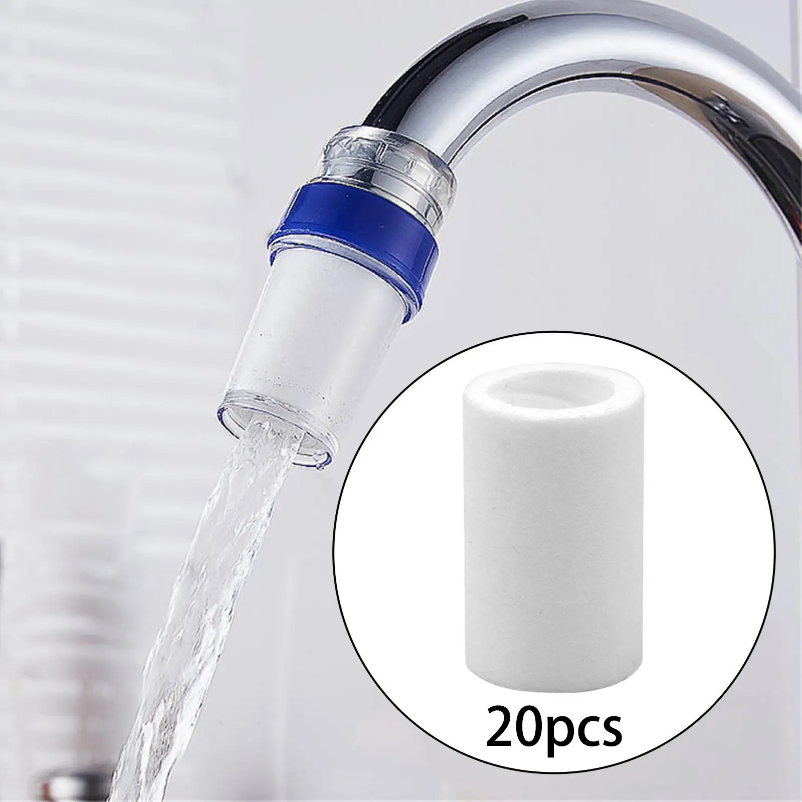 20 Pieces Faucet Filter Replacement for Bathroom Attachment Accessories