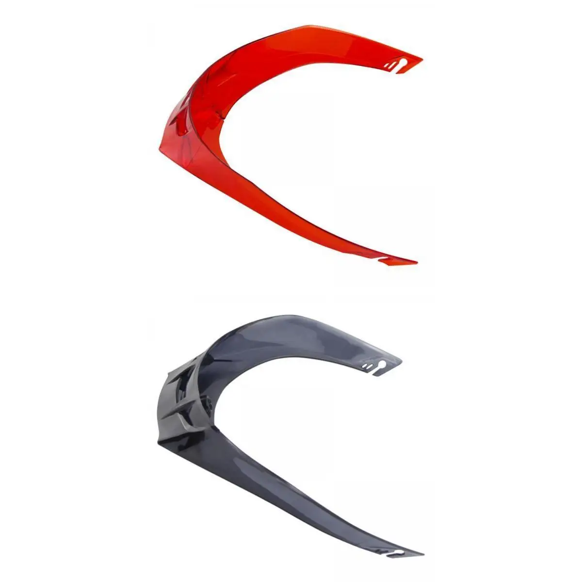 Pack of 2 PC Motorcycle Helmet Rear Spoiler Trim Replacement for VELOCE S