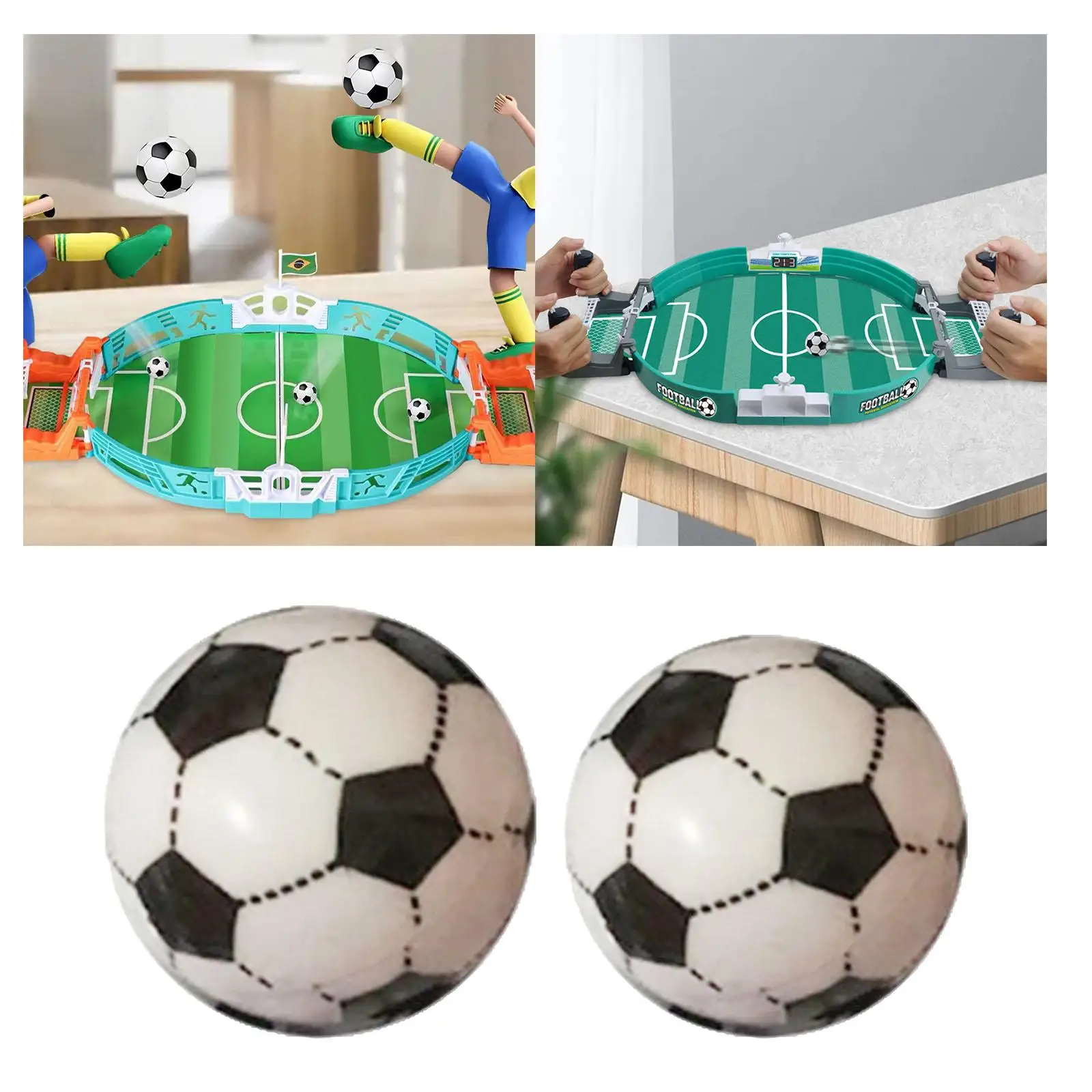 Miniature Table Soccer Ball Durability Tabletop Ball for Standard Foosball Tables