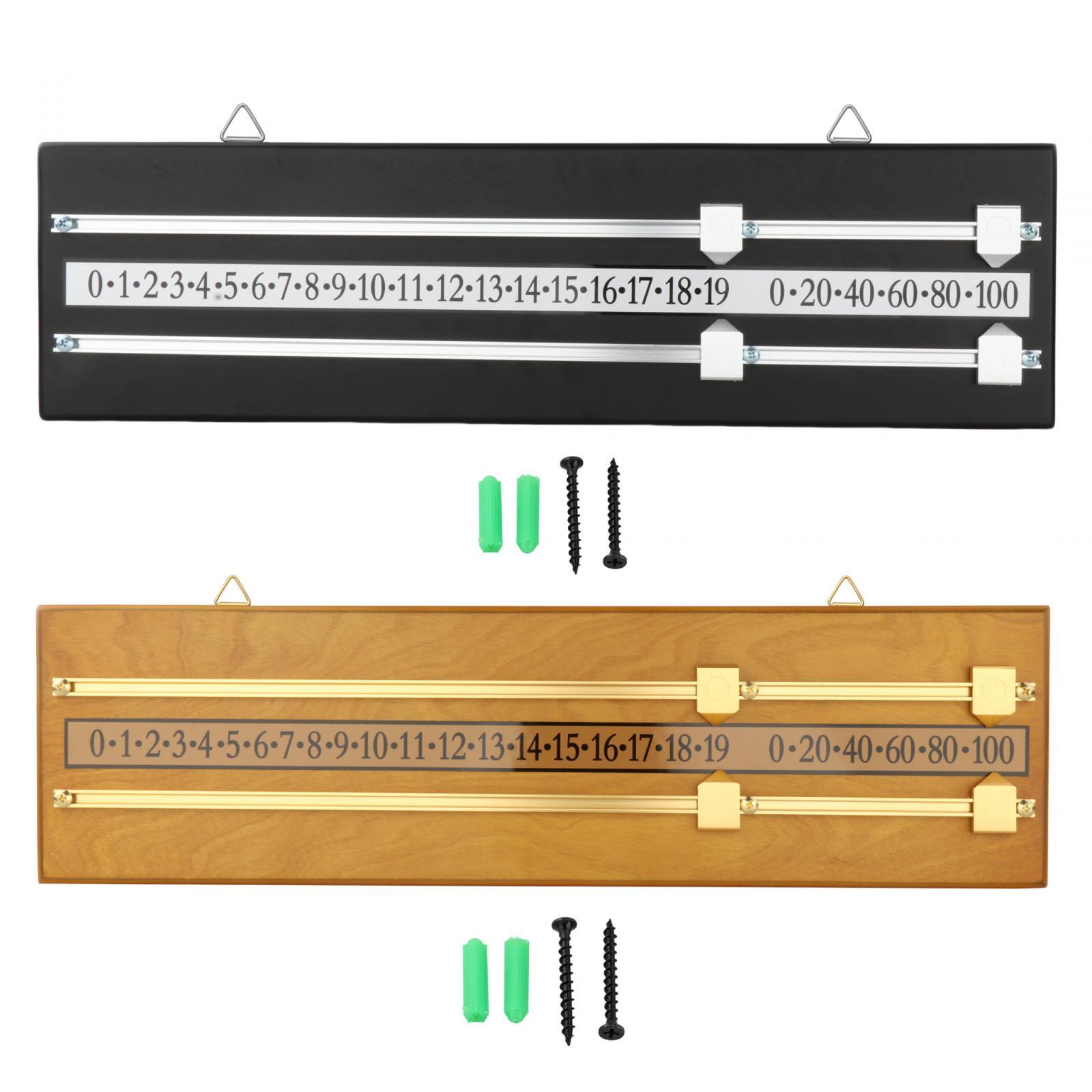 Wooden Snooker Billiards Scoreboard, Household Supplies, Counters, Club