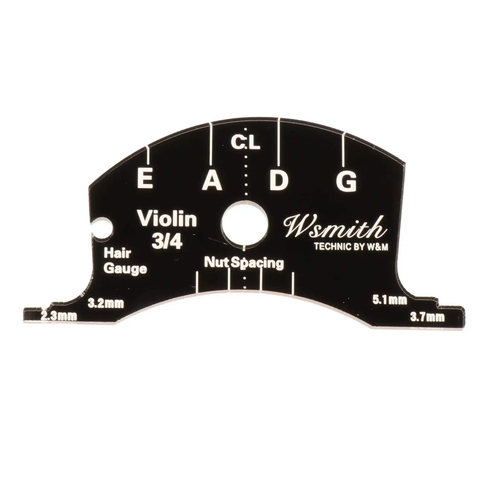 Violin String Bridge  Template Reference for 1/2 3/4 4/4 Violins Bass