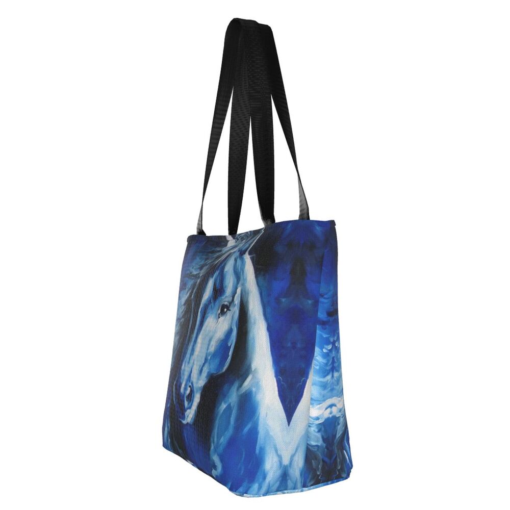 Abstrato Cavalo Arte Mercearia Shopping Bag Impressão