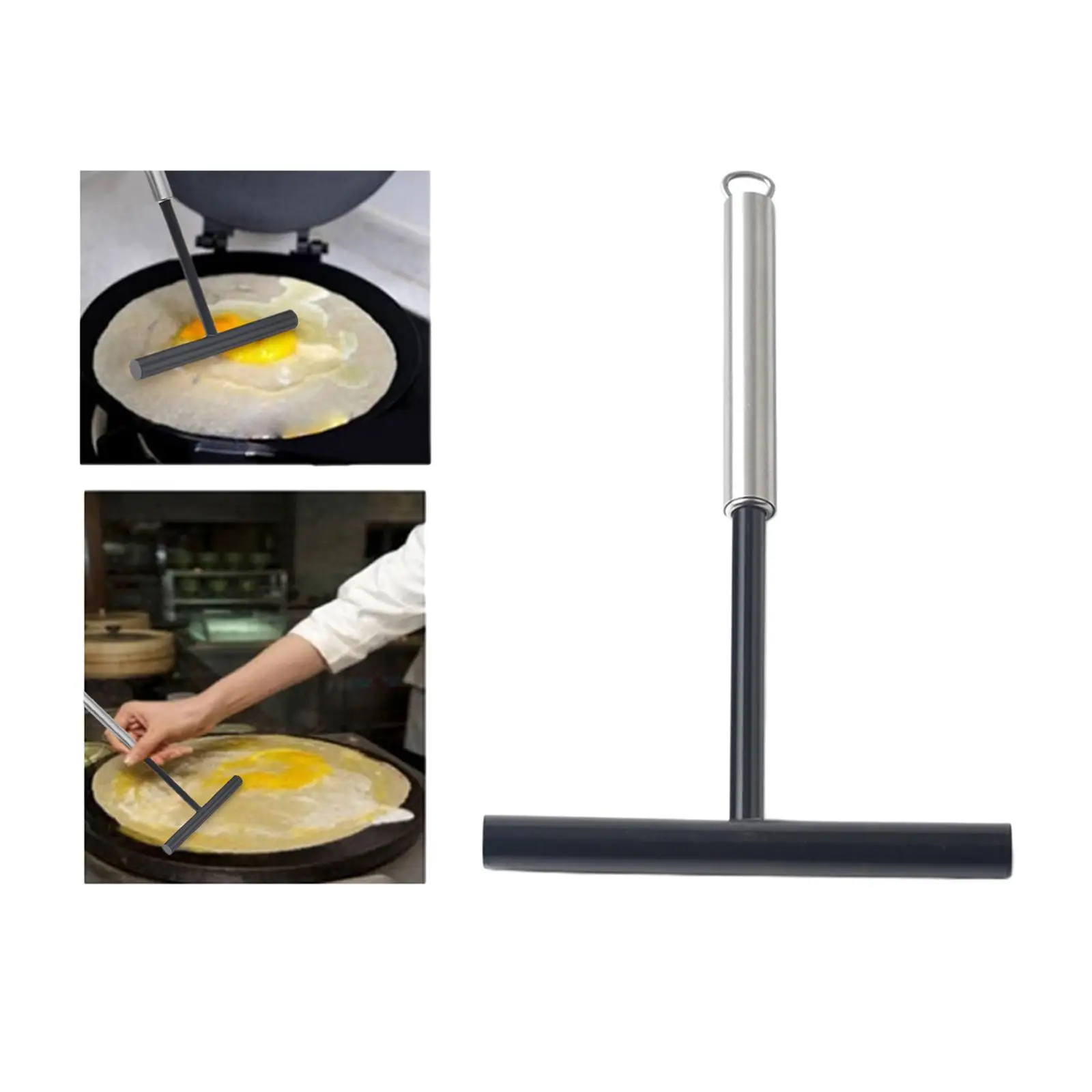 T Shape Pancake Batter Spreader Scraper Non Stick for Household Kitchen