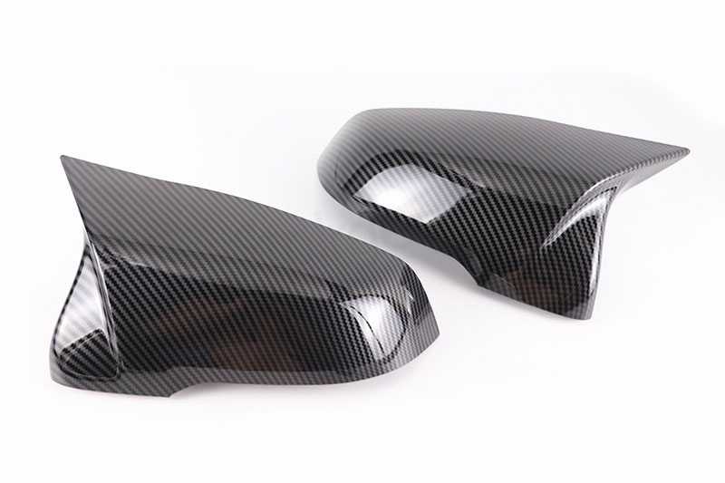Carbon Fiber Style Black Rearview Side Mirror cover Caps for BMW X1 F48 X2 F39 F40 F53 F44 Z4 G39 Toyota Supra Side Mirror shell