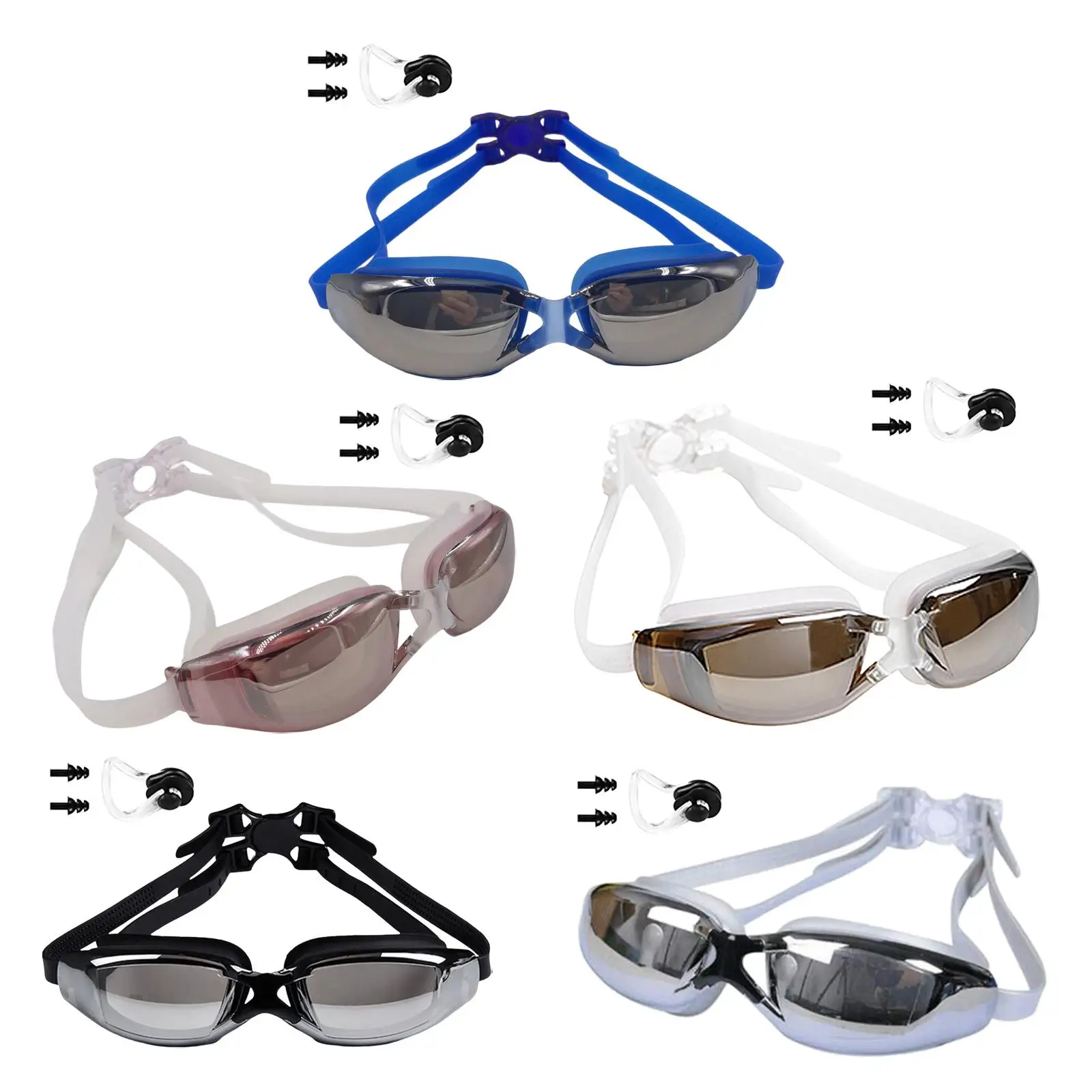 Unisex Swimming Goggles Anti Fog with Case Women Youth for Adults Diving Men